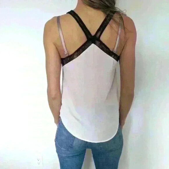 Dynamite, lace  cami, pink and black, Sz small - Picture 6 of 6